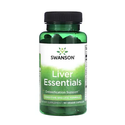 Swanson Liver Essentials, supporto epatico, 90 capsule a base di erbe