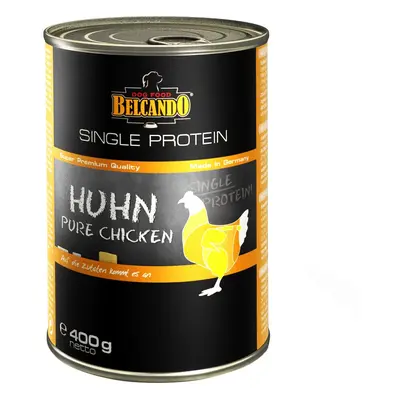 Multipack risparmio! Belcando Single Protein 12 x 400 g Umido per cani - Pollo