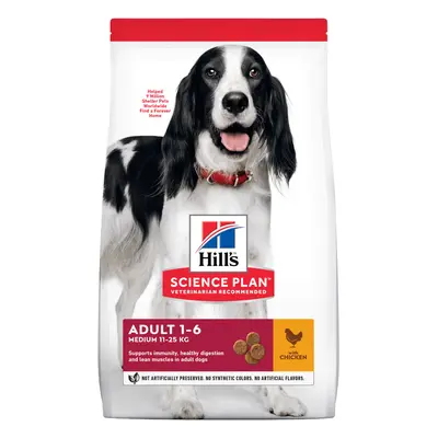 Multipack risparmio! 2 x Hill's Science Plan Crocchette per cani - 2 x 14 kg Adult 1-6 Medium co