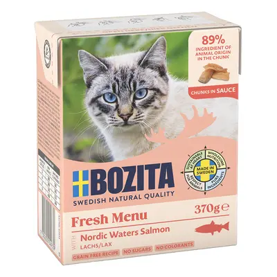 Bozita Tetra Bocconcini in salsa 6 x 370 g Umido per gatto - Salmone