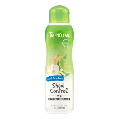 Shampoo TropiClean Shed Control Lime & Burro di cacao - 355 ml