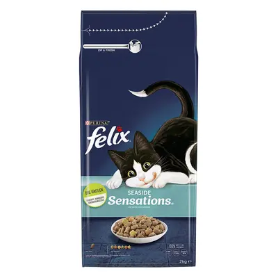 Felix Seaside Sensations con Salmone Crocchette per gatto - Set %: 3 x 2 kg