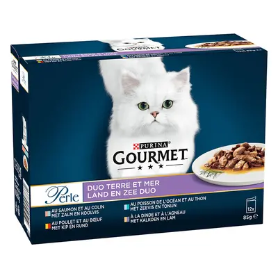 Gourmet Perle Selezione mista 24 x 85 g Alimento umido per gatti - Duo