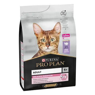 PURINA PRO PLAN Adult Delicate Digestion Ricco in Tacchino Crocchette gatto - 3 kg