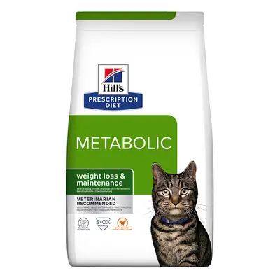 Hill's Prescription Diet Metabolic Weight Management secco gatto - Pollo - Set %: 2 x 12 kg