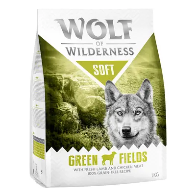 Wolf of Wilderness Soft - Green Fields Agnello Crocchette per cani - 5 kg (5 x 1 kg)