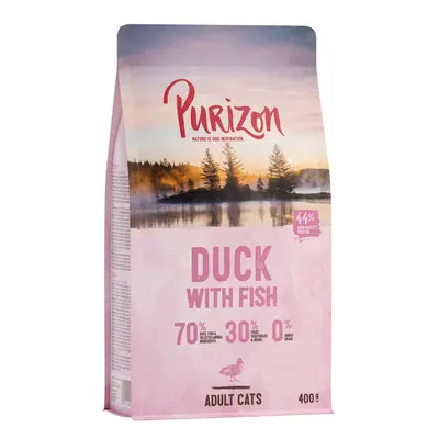 Purizon Crocchette per gatto - 400 g crocchette Purizon Adult Anatra & Pesce