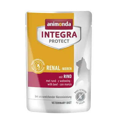 Animonda Integra Protect Adult Renal Buste 24 x 85 g umido gatto - con Manzo