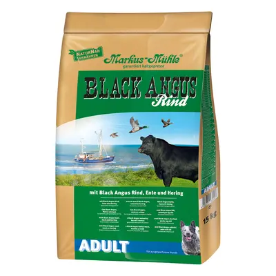 Multipack risparmio! 2 x 15 kg Markus-Mühle - Black Angus Adult