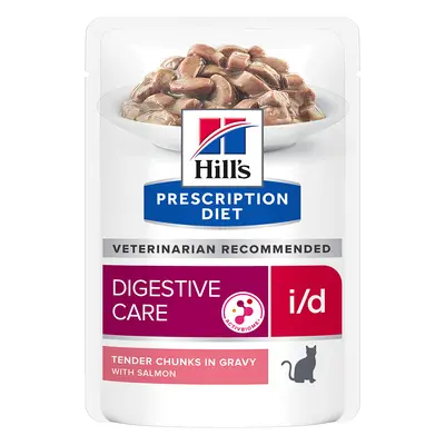 Hill's Prescription Diet i/d Digestive Care umido in buste Salmone - Set %: 48 x 85 g