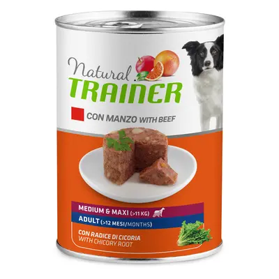 Natural Trainer Adult Medium/Maxi 24 x 400 g - con Manzo