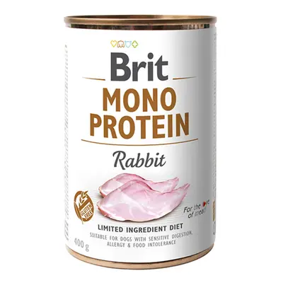 Brit Mono Protein 12 x 400 g Alimento umido per cani - Coniglio