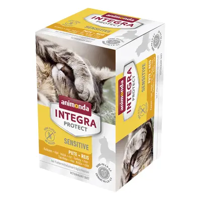 Animonda Integra Protect Adult Sensitive Vaschetta umido per gatto - 6 x 100 g Tacchino & Riso