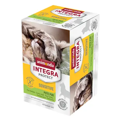 Animonda Integra Protect Adult Sensitive Vaschetta umido per gatto - Set %: 24 x 100 g Tacchino 