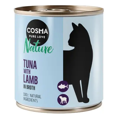 Cosma Nature 12 x 280 g Alimento umido per gatti - Tonno con Agnello - NUOVO!