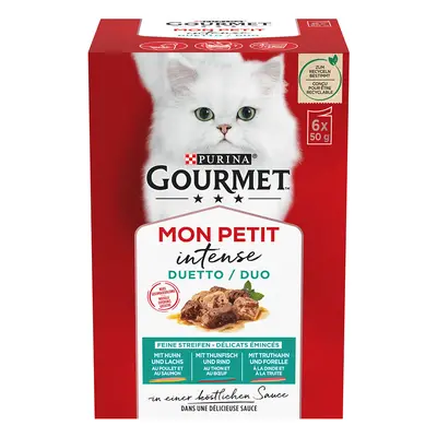 Gourmet Mon Petit 48 x 50 g Alimento umido per gatti - Mix Carne & Pesce