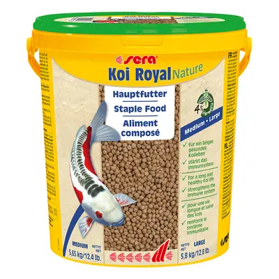 Sera Koi Royal Nature Medium Mangime in granuli per Koi - 21 L