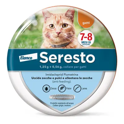 Seresto Collare per gatti antiparassitario - Set %: 2 x Seresto 1,25g + 0,56 g Collare per gatti