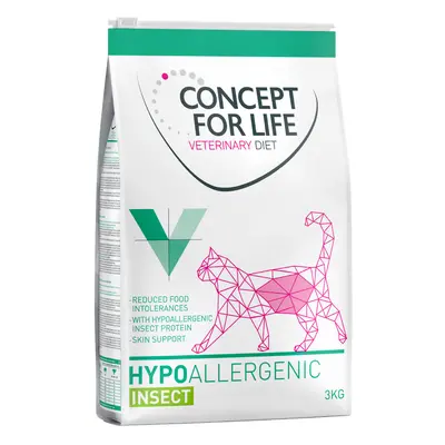 Multipack risparmio! 3 x 3 kg Concept for Life Veterinary Diet - Hypoallergenic Insect