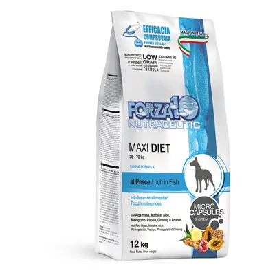 Multipack risparmio! 2 x 12 kg Forza10 Diet al Pesce Crocchette cane - Maxi