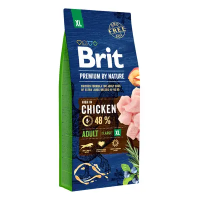 Multipack risparmio! 2 x Brit Premium by Nature Crocchette cane - 2 x 15 kg Adult XL