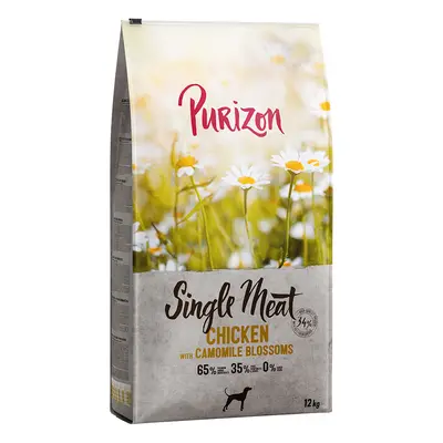 Purizon Single Meat Adult Pollo con Zucca e Fiori di camomilla per cani - Set %: 2 x 12 kg