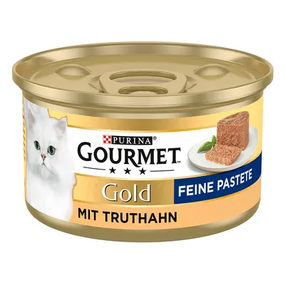 Gourmet Gold Mousse 48 x 85 g Alimento umido per gatti - Tacchino