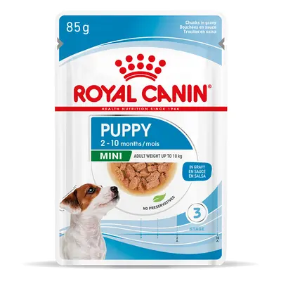 Royal Canin Mini Puppy umido in salsa per cane - 12 x 85 g