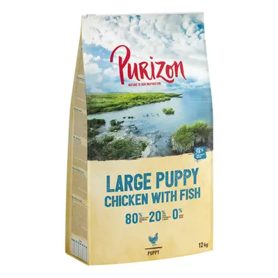 Purizon Puppy Large Pollo & Pesce - senza cereali - 12 kg