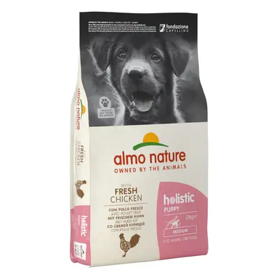 Multipack Risparmio! 2 x 12 kg Almo Nature Crocchette per cani - 2 x 12 kg Holistic Medium Puppy