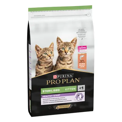 PURINA PRO PLAN Sterilised Kitten Healthy Start Ricco in Salmone per gatti - 10 kg