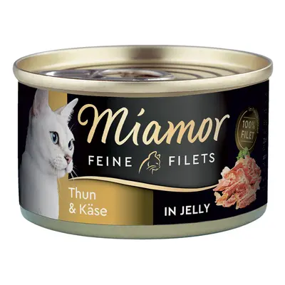 Miamor Delicato Filetto in Gelatina - lattine 6 x 100 g - Tonno & Formaggio