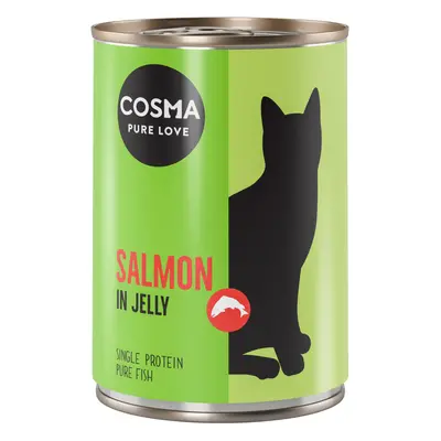 Cosma Original in gelatina 6 x 400 g Alimento umido per gatti - Salmone