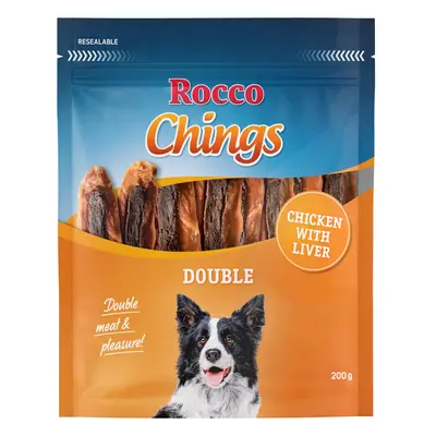 Multipack risparmio! Rocco Chings Double - 4 x 200 g Pollo & Fegato