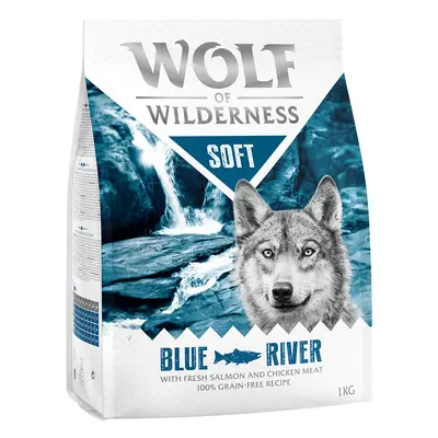 Wolf of Wilderness Soft - Blue River Salmone Crocchette per cani - 5 kg (5 x 1 kg)