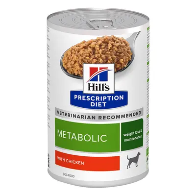 Hill's Prescription Diet Metabolic Weight Management Pollo umido per cane - Set %: 24 x 370 g