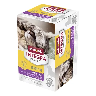 Animonda Integra Protect Adult Sensitive Vaschetta umido per gatto - Set %: 24 x 100 g Agnello &