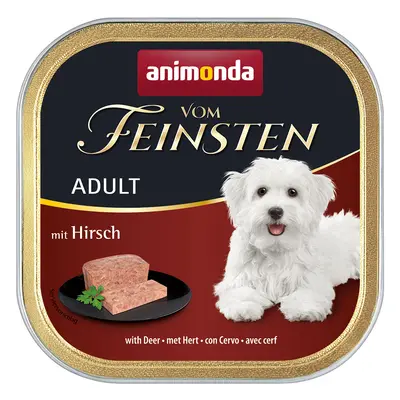 Animonda Vom Feinsten 48 x 150 g Alimento umido per cani - Adult Senza Cereali: Cervo