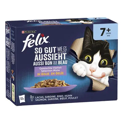 Felix Le Ghiottonerie Senior in gelatina Alimento umido per gatti - Set %: 24 x 85 g