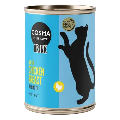 Cosma Drink 6 x 100 g Bevanda snack per gatto - Petto di Pollo