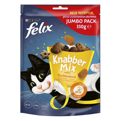 Felix Party Mix Snack per gatti - Set %: 2 x 330 g Cheezy Mix