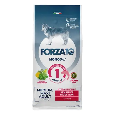 Forza10 Mono Diet Medium & Large Sensitive Digestion con Pesce per cane - Set %: 2 x 10 kg