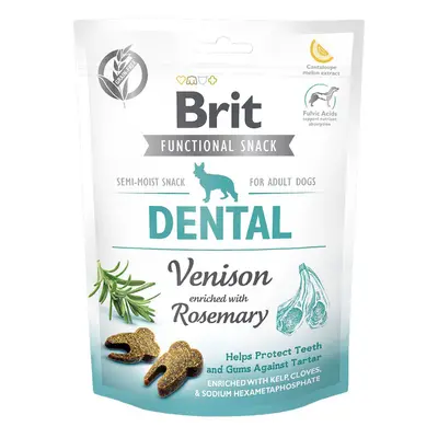 Brit Care Dog Functional Dental Cervo Snack cane - Set %: 3 x 150 g