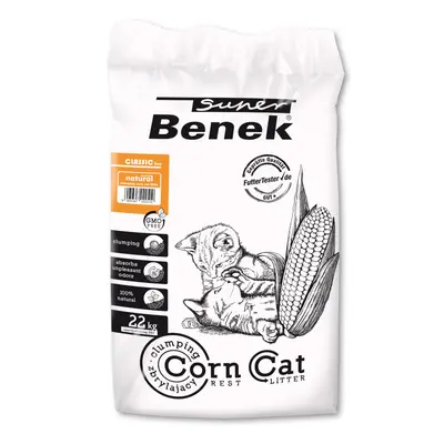 Lettiera Super Benek Corn Cat Natural - 35 L (ca. 22,5 kg)