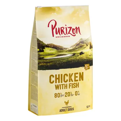 Purizon Adult Pollo con Pesce - senza cereali - 12 kg