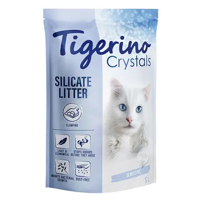 Lettiera Tigerino Crystals – Sensitive (senza profumo) - 5 L