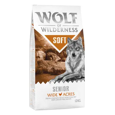 Multipack risparmio! 2 x 12 kg Wolf of Wilderness Adult Soft Crocchette semi-umide per cani - Se