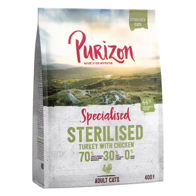 Purizon Adult Sterilised Tacchino & Pollo - senza cereali - 400 g