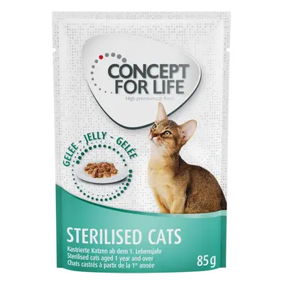 Concept for Life Sterilised Cats - in gelatina - Set %: 24 x 85 g