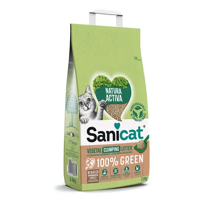 Lettiera Sanicat Natura Activa 100% Green - 2,5 kg